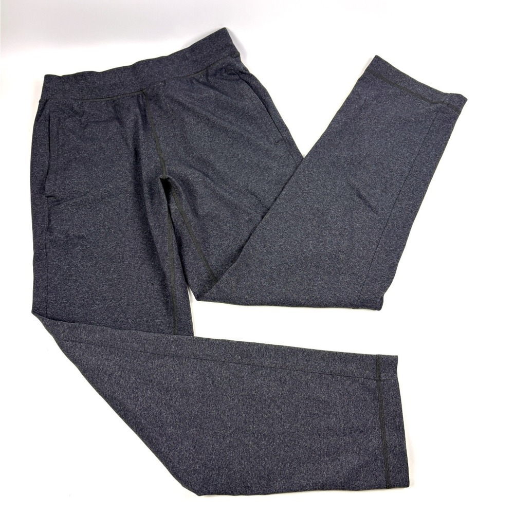 Lululemon Kung Fu Pants Mens Sz M Heather Gray Pull On Drawstring Waist Yoga